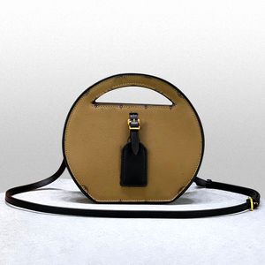 2024 Designer-Umhängetaschen Mini-you Round Bag Damen Einfacher runder Crossbody Echtes Leder 24Ss Runde Handtasche Freizeitkupplung Hobo Brieftasche Luxus