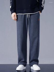 Kadın Pantolon Gevşek Track Pant Kış Kalın Sıcak Koruyucu Sweatpants Erkekler Polar Liner Drawstring Düz Erkek Günlük Termal Pantolon