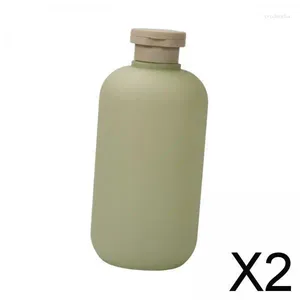 Makyaj fırçaları 2xcosmetic ambalaj depolama tutucu kaplar losyon için şişeleri yeşile 500ml