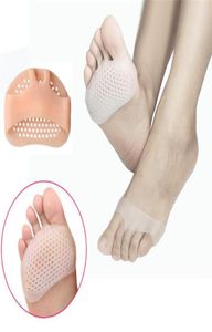 Silikon -Vorfuß Mittelfußpads Schmerzlinderung Ortics Fußmassage Antislip Protektor High Heel Elastic Kissen Fußpflege 7227139