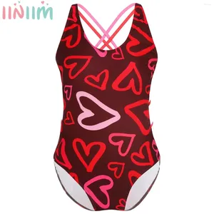 Frauen Badebekleidung Kinder Mädchen einteilige Badeanzug ärmellose offener Badeanzug Strand Schwimmen Surfen Jumpsuit Pool Party Bodysuit