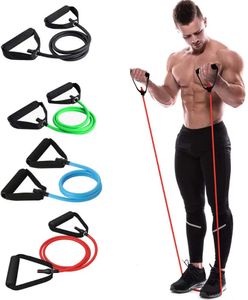 5 Levels Resistance Bands with Handles Yoga Pull Rope Elastic Fitness Exercise Tube Band for Home Workouts Strength Training 240423