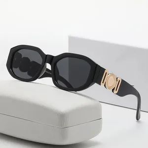 10a+ designer solglasögon för wome mens solglasögon solglasögon rektangel valfri kattögonpolariserade UV400 -skyddslinser solglasögon med låda