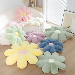 Nordic 8 Petal Daisy Flower Pillow Room Bedside Sunflower Shape Cushion Girly Sweet Heart Cat Chair Seat Tulip Cushion 240429