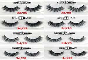 ePacket New Arrival 3D Mink Eyelashes Sexy Full Soft Natural Long False Eyelash Handmade Eyelashes3172286