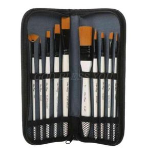 10Pcs Nylon Hair Art Painting Brushes Acrylic Oil Watercolor Artists Paint Brush Set Drawing Supplies Drop 2932275