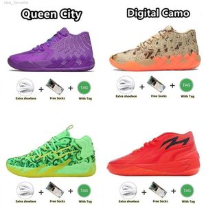 Projektant z butami piłki lamelo 1 02 03 buty do koszykówki Rick and Morty Rock Ridge Red Queen Nie stąd Lo Buzz City Black