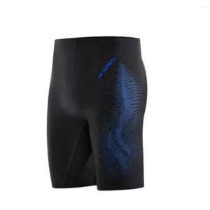 Shorts maschile sexy uomini tronchi da nuoto a metà lunghezza cinque punti pantaloni da spiaggia stenta slittici slip traspiranti