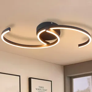 천장 조명 램프 LED 침실 현대 24W 거실 조명 따뜻한 흰색 주방 복도 식당 60cm