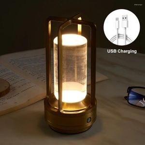 Lampy stołowe Retro LED Lampa dotykowa