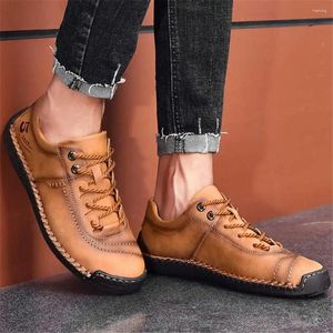 Casual Shoes Natural Leather Storlek 38 36 Mäns medelstora tennis Sneakers Boot Sports Snearkers Sporty Pie Tene
