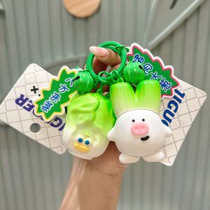 Silicone Octagonal Vegetable Series Keychain Jewelry Doll Car Hanging Doll Hanging Doll Keychain