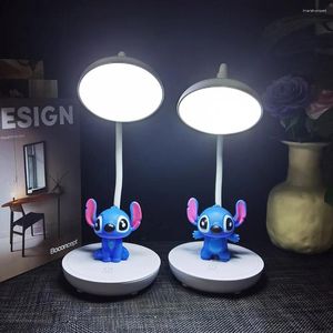 Lâmpadas de mesa Stitch LED LEAD LUDE LAMP