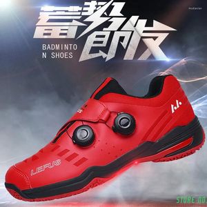 Casual Shoes Badminton Tennis Sports Volleyball Double Rotating Buckle Automatic Lace Table Training