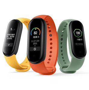 Xiaomi Mi Band 5 시계 스트랩 Xaomi Miband5 Band5 실리카 젤 팔찌 DE Montre7816184 용 실리콘 감시 대역