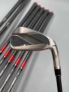 Golfklubbar Steath Irons Set TLM 59PAS Högerhänt Forged RSSR Flex SteelGraphite Shaft med huvudtäckning DHL FedEx 240430