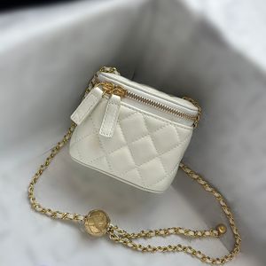 designer bags diamond chain bag lattice mini super women luxury Bag crossbody handbag famous fashion shoulder Bags classic black purse crossbody Golden Globe box
