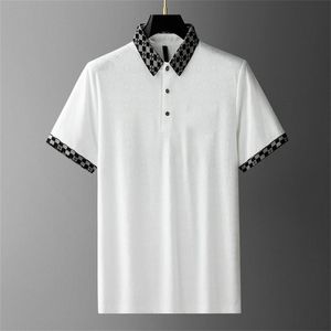 camisetas masculinas de grife de grife de manga curta camiseta pólo de alta qualidade de impressão de impressão de roupas roupas tee preto e branco Tees asiático 7721