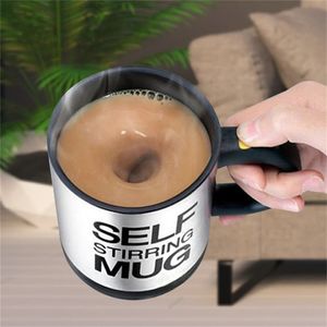 400ml Automatic Self Stirring Mug Coffee Milk Mixing Stainless Steel Thermal Cup Electric Lazy Double Insulated Smart 240422