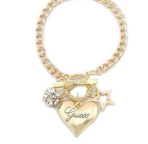 Moda Silver Women Jeia Cristal Charm Chain Bangle Chain Bracelett8610527