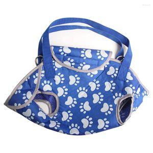 Hundkläder Pet Carrier Cat Porch Cage Shoulder Bag Bortable Portable Career Travel for Walking vandring shopping