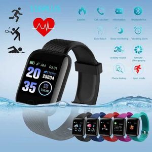 Orologi da polso d13 uomini intelligenti pressione sanguigna impermeabile donne smart frequenza cardiaco monitor sport tracker per Android iOS D240430