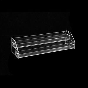 Ny flerskikts transparent plast Transparent nagellackdisplay Stativ akryl nagellack rack lack display stativ hållare för klar nagellack arrangör