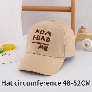 Шляпы шляпы детская бейсбольная шляпа Регулируемая детская утиная кепка хлопковое детское солнце
