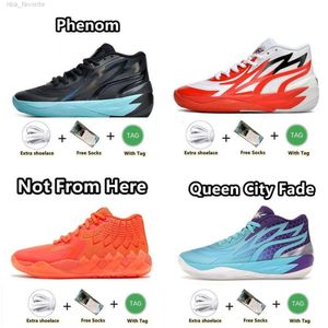 Ball lamelo di alta qualità 1 02 03 Scarpe da basket tossiche Rick e Morty Rock Ridge Red Regina non da qui Lo Buzz City Black Blast