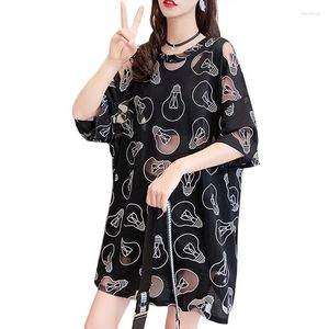 Women's T Shirts 2024 Summer Loog Hollow Out Short Sleeve T-Shirt Loose Casual Plus Size Fashion Women Tops Tees O-Neck Female T-Shirts