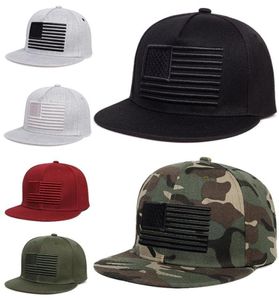 Top Caps Yüksek Kaliteli ABD Bayrak Kamuflaj Beyzbol Kapağı Erkekler için Snapback Hat Ordusu Amerikan Kemik Kamyoner Gorras5086061