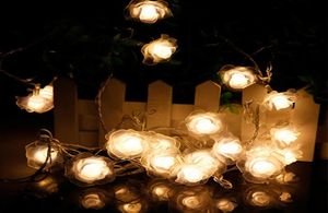 Love Rose светодиодное освещение 3m 20leds Цветочное освещение разноцветное велосипедное мероприятие в День святого Валентина Свадьба Рождественский сказочный декор Q17117537007