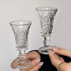 Wine Glasses 34MLx6PCS Style Drinking Glass Bar Party Tumblers Vodka Tequila Cordial Espresso Liquor S Drinkware