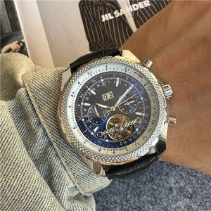 Watch zegarki AAA 2024 Męskie Wysokiej jakości Watch Five Finger Needle Tourbillon Mechanical W pełni automatyczny Szwajcarski Słynny zegarek