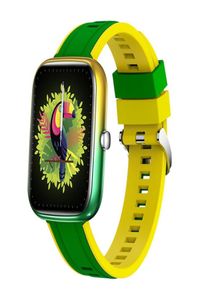 P8 Relógios Smart Sports Sports Multifuncionais Pedômetro de Frequência Cardíaca à prova d'água Silicone de tela verde Mens Watch315E9765308