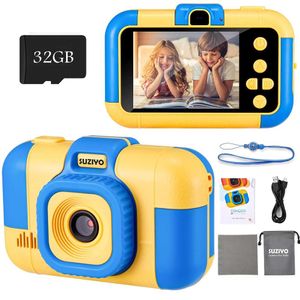 Câmera de selfie infantil Toy 20 MP Câmera digital de lente dupla para crianças