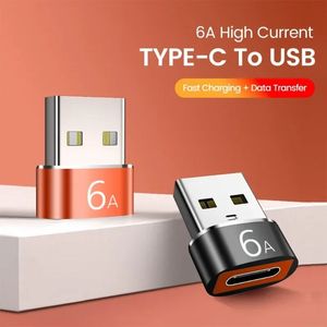 6A/10A OTG USB 3.0からCアダプターTypec女性からUSB男性コンバーターMacBook Xiaomi Samsungの高速充電データ転送
