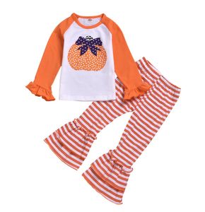 Säljer Baby Girls Halloween Day Cosplay Outfit Clothing Girls Två stycken Set T Shirt Pant Kids Clothing Sets6361414