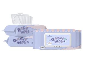 80 folhas Baby Child Wet Tissue Boxes Portable Wipes Box Plástico Butt Butt Wipe Armazenador de caixa de armazenamento5458903