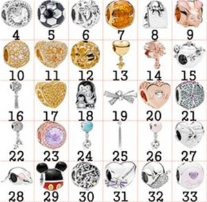 925 Sterling Silver High Quality stones Charm Bead Pendant Fit DIY Bracelet Fashion Women Extraordinary Original Jewelry Custom Birthday Gift8844269