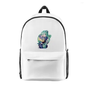 Backpack Harajuku HOLOLIVE Uruha Rushia Pupil Bookbag Notebook Backpacks 3D Print Oxford Waterproof Boys/Girls Travel