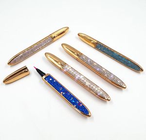 Nowy diamentowy Pearl Magic Self Alesive Liquid Eyeliner Pencil Magnet Glue Waterproof Makeup Lash Gule Pen Whole1412108