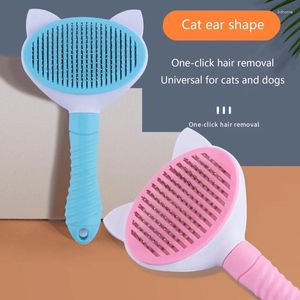 Hundkläder Cat Brush Comb för valpkattunge Massage tar bort lös underrock Present Petägare Veterinärer Groomers Skinvänlig