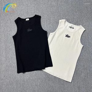 Men's Tank Tops Classic Simple Logo Star Embroidery Broken Planet Vest Top Men Women Casual Sleeveless T Shirt Summer Style Tee With Tag