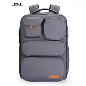 Backpack Mark Ryden Mulheres Bolsa de viagem 18 polegadas de grande capacidade Laptop à prova d'água multifuncional Homens expansíveis