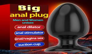 Erkekler ve Kadın Anal Dilator Big Butt Fiş Büyük Emme Kupası Anal Fişler Yetişkin Unisex Seks Oyuncakları Kadın Anal Topları Buttplug y1910287120019