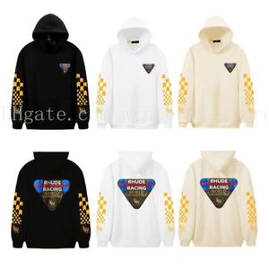 2023 Mens Hoodies Rhude Hoodie Letter Print Long Sleeve Fashion Men Women Sweater Hip Hop Hoodies Brand Sweatshirts SIZE M-2Xl Tracksuits Brands Outdoor Jacket 910