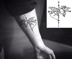 Tatuaggi temporanei impermeabili Wolves Whale Geometric Animal Tatto Flash Tatoo Fake Tatuaos per ragazze donne da donna Kid 75392034