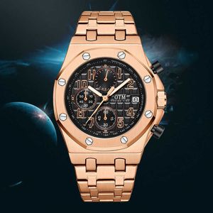 Watch watches AAA 2024 commodity OTM mens watch six pin quartz stainless steel waterproof watch mens watch