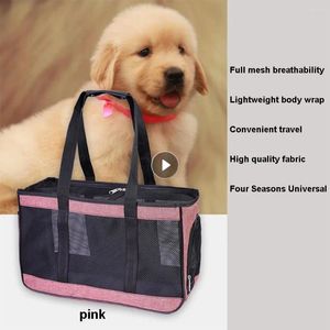 Dog Carrier Pet Handbag Large-capacity Prevents Squeezed And Injured High-quality Supplies Carrying Bag Breathable Dirt-resistant